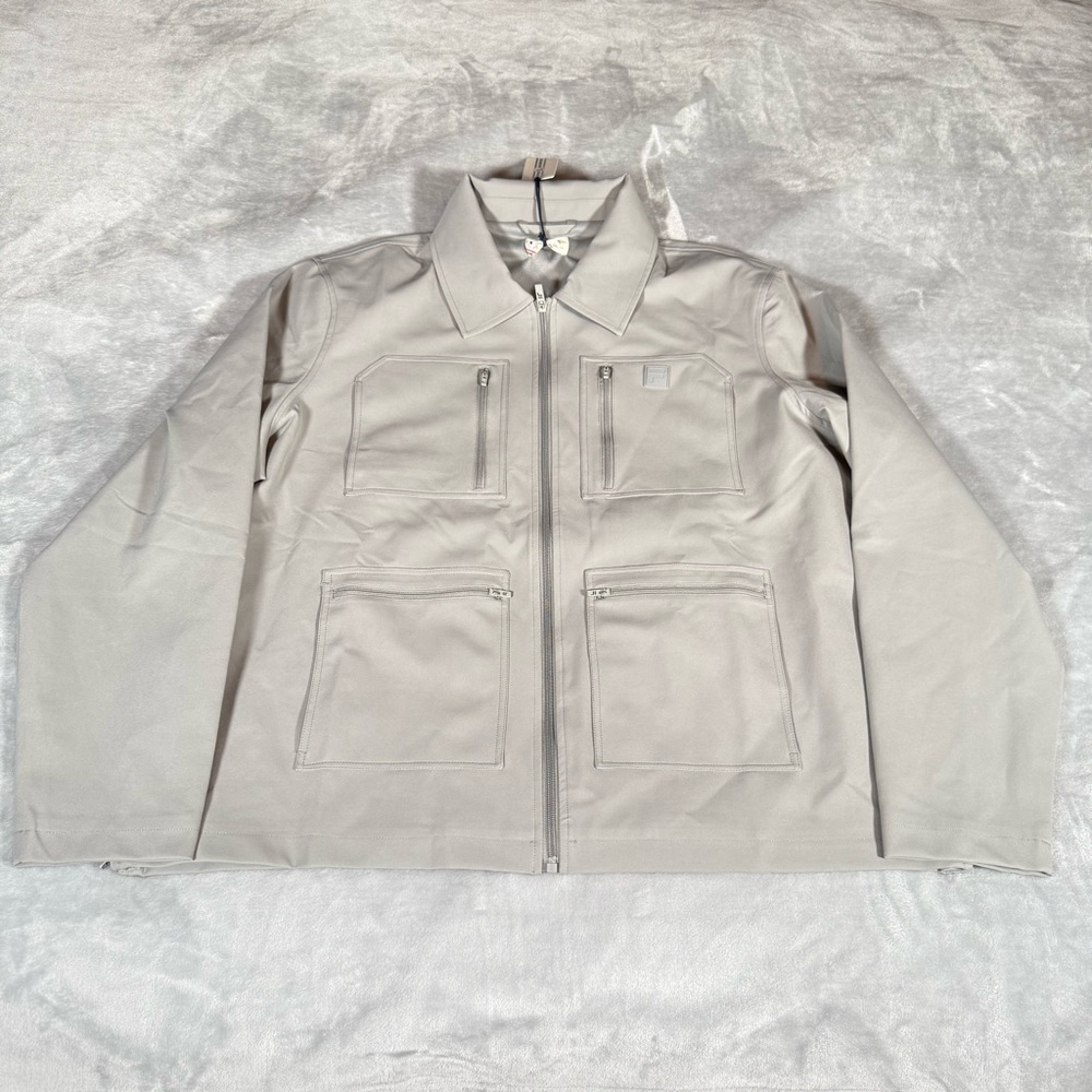 FILA 4 Pocket Tour Jacket Mens XL Full Zip Heavyweight Gray NEW